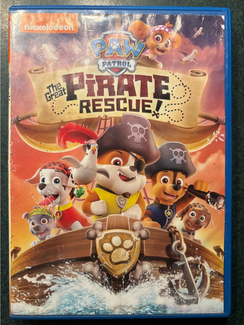 Nickelodeon PAW Patrol The Great Pirate Rescue! Kids Toy DVD